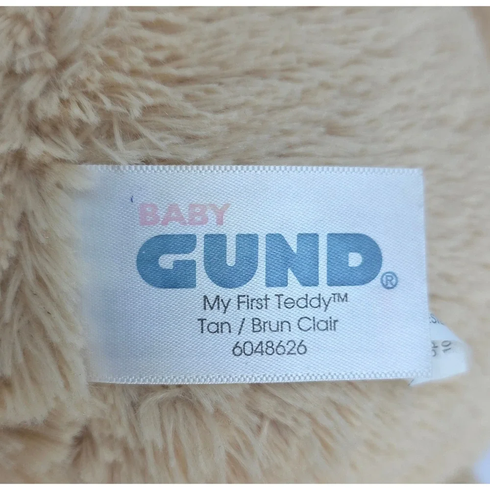 Baby Gund My First Teddy Tan Plush Stuffed Animal Bear 15 Inch 6048626 - Picture 4 of 6